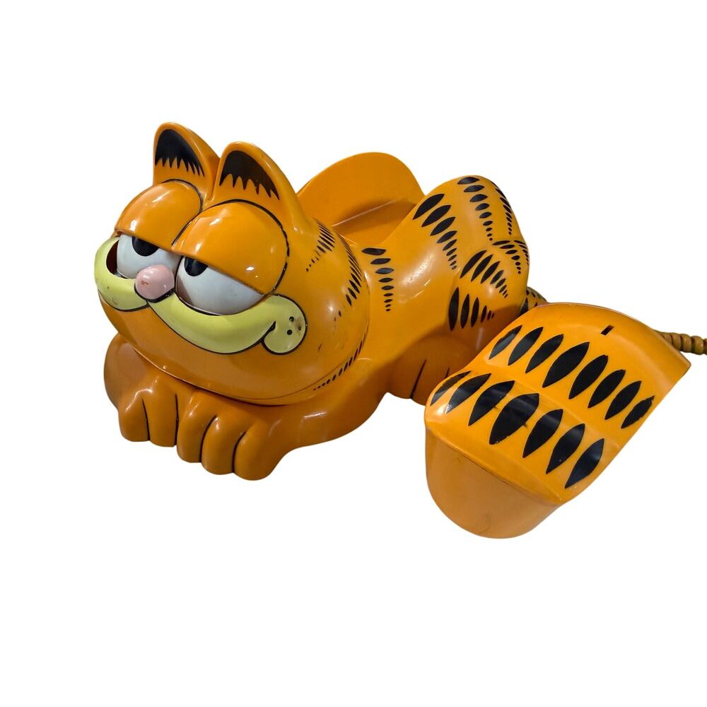 TYCO Garfield Landline Telephone Vintage 1981 Model Touch-Tone/Pulse Phone